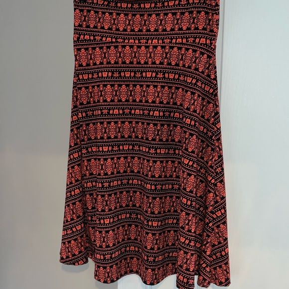 Lulu Roe skirts size small Black / Orange design like new - Picture 1 of 5